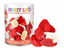 Mixit Chrupiące owoce | Banan i truskawka (80g)