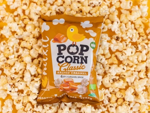 Mixit Duży BIO popcorn | Słony karmel (75 g)
