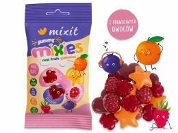Mixit Owocowe Mixies | naturalne cukierki żelki mix smaków