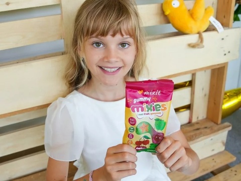 Mixit Owocowe Mixies | naturalne żelki o smaku jabłka i czereśni