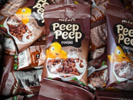 Mixit Płatki śniadaniowe Peep Peep | Kakaowe do kieszeni (25g)