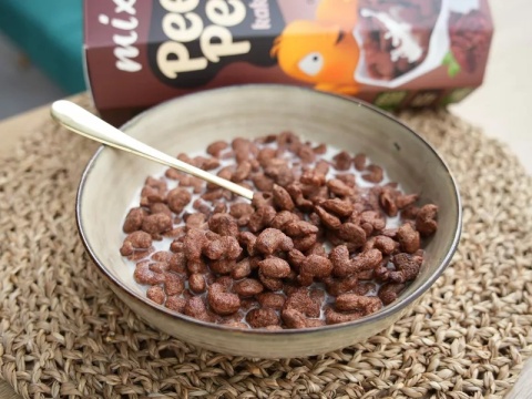 Mixit Płatki śniadaniowe Peep Peep | Kakaowe do kieszeni (25g)