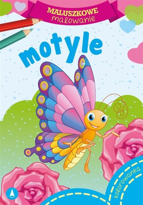 Kolorowanka Maluszkowe malowanie Motyle