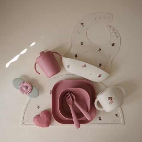 Mushie Śliniak Silikonowy | Fairy Mice