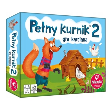 PEŁNY KURNIK 2 podróżna rodzinna gra karciana Kukuryku BESTSELLER