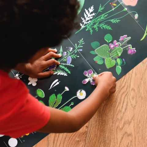 Poppik BOTANY Sticker Art – Large DIY Poster