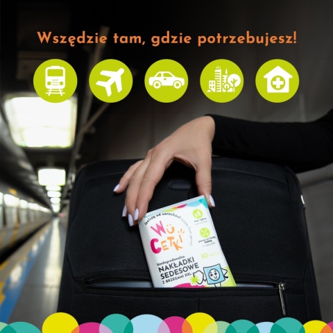 WuCetki Jednorazowe nakładki na toaletę dla dzieci i dorosłych