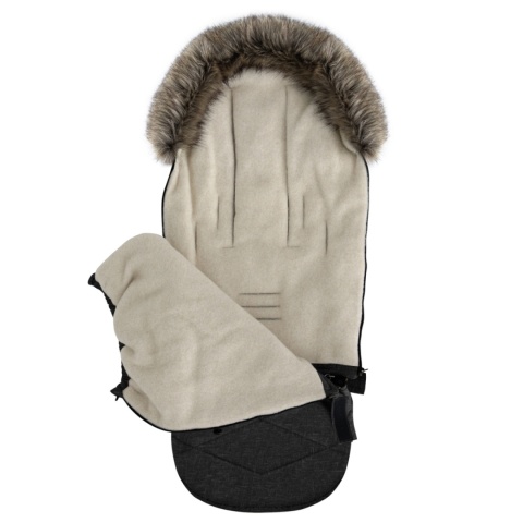 ZAFFIRO Regulowany śpiwór z torbą GrowUP Scandi 0-36m black