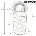 ZAFFIRO Regulowany śpiwór z torbą GrowUP Scandi 0-36m black