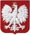 Coat of Arms of Poland – Plaster cast of a bas-relief featuring the heraldic shield.