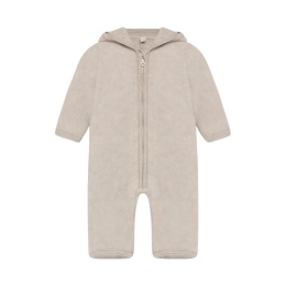 HUTTELiHUT Kombinezon wełna merino ALLIE uszy | Camel Melange
