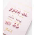 Kolczyki TYDZIEŃ POEZJI Taniec 7 par | ceramika i stal nierdzewna Yuko B.