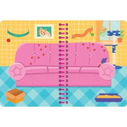 Reusable sticker book. Stick and peel! | At home.