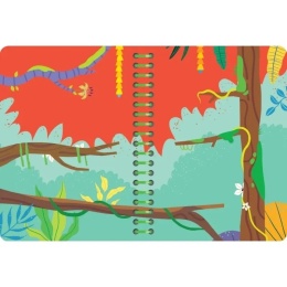 Reusable sticker book. Stick and peel! | In the Jungle.