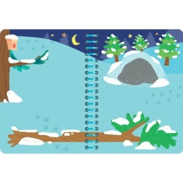 Reusable sticker book. Stick and peel! | In the Forest.