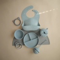 Mushie Miseczka silikonowa z przyssawką | Powder Blue