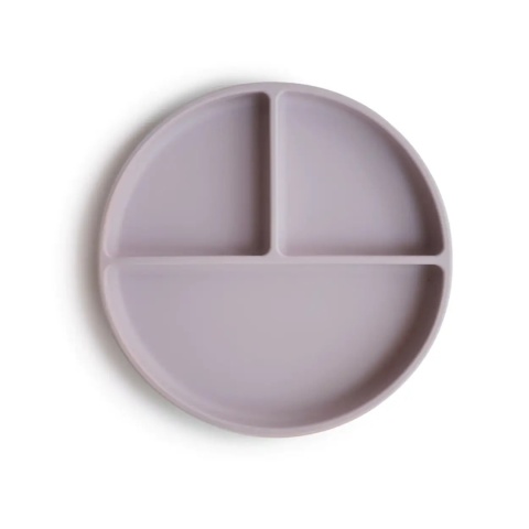 Mushie Talerzyk silikonowy z przyssawką | Soft Lilac