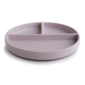 Mushie Talerzyk silikonowy z przyssawką | Soft Lilac