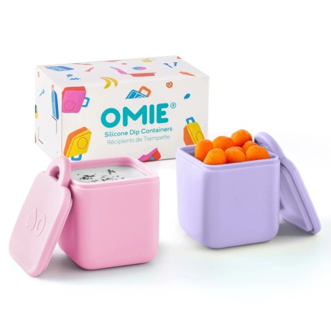 OMIE OMIEDIP 2 szczelne pojemniczki | Pink/Purple