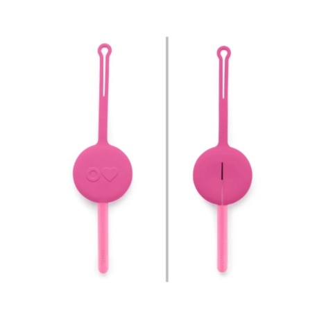 OMIE OMIEPOD zawieszka - pokrowiec ze sztućcami | Bubble Pink
