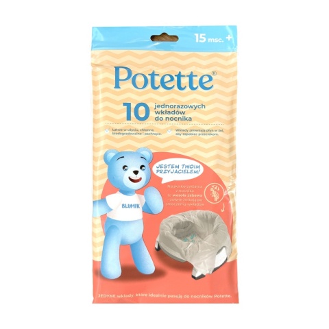 Potette Wkłady jednorazowe do Nocnika 10 szt