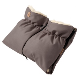 ZAFFIRO Two-piece stroller muffs, Nordico wool | taupe