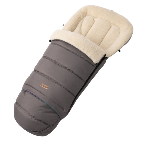 ZAFFIRO Śpiworek iGrow 0-36m wełna | Nordico taupe
