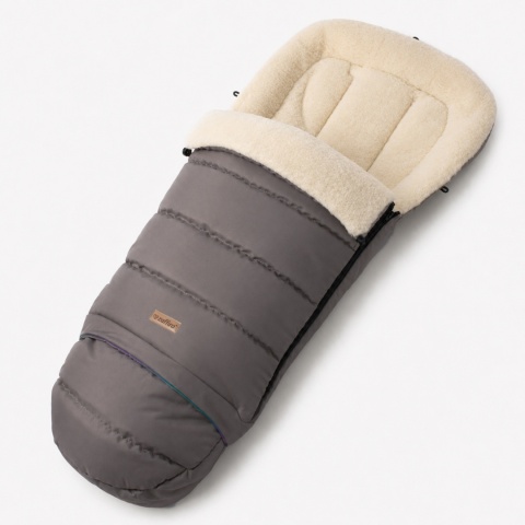 ZAFFIRO Śpiworek iGrow 0-36m wełna | Nordico taupe