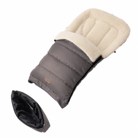 ZAFFIRO Śpiworek iGrow 0-36m wełna | Nordico taupe