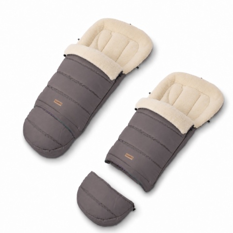 ZAFFIRO Śpiworek iGrow 0-36m wełna | Nordico taupe