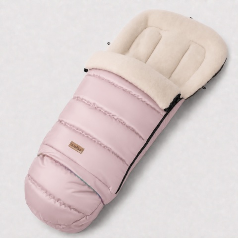 ZAFFIRO Śpiworek iGrow 0-36m wełna premium | Aspen baby pink