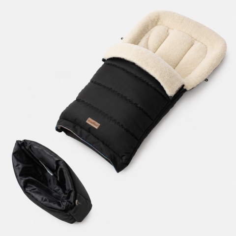 ZAFFIRO Śpiworek iGrow | Nordico wełna basic black