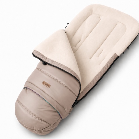 ZAFFIRO iGrow sleeping bag, premium wool | Aspen latte