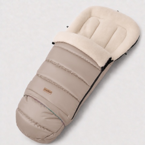 ZAFFIRO iGrow sleeping bag, premium wool | Aspen latte