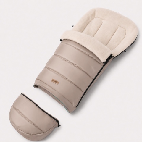 ZAFFIRO iGrow sleeping bag, premium wool | Aspen latte