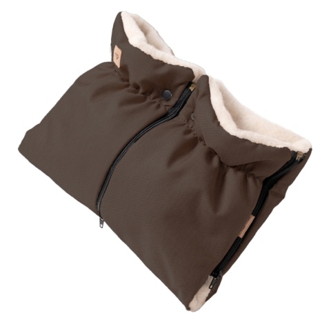 Zaffiro Scandi stroller muff with wool brown