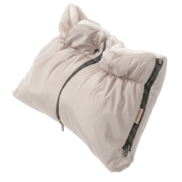 Zaffiro Mufka do wózka Aspen z wełną premium | beige