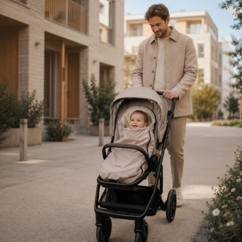 Zaffiro Śpiworek Mini Aspen 0-12m | beige
