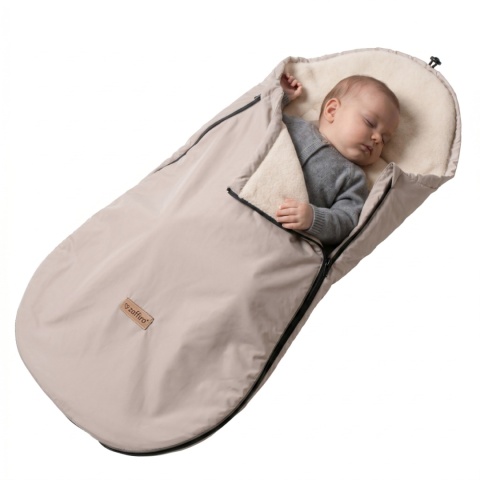 Zaffiro Śpiworek Mini Aspen 0-12m | beige