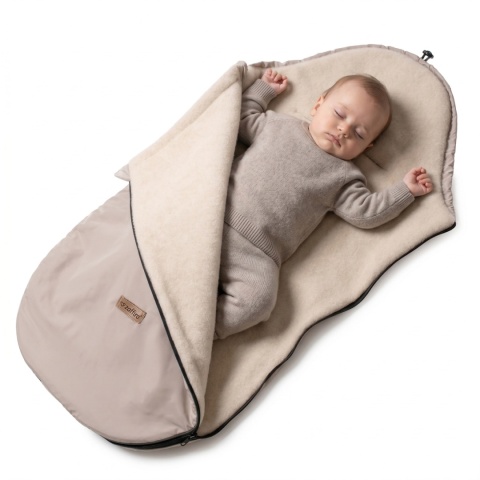 Zaffiro Śpiworek Mini Aspen 0-12m | beige