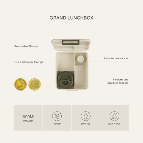 Citron Grand Lunch Box z Termosem | Cherry