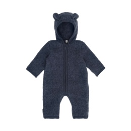 HUTTELiHUT Kombinezon wełna merino uszy | Ombre Blue Melange