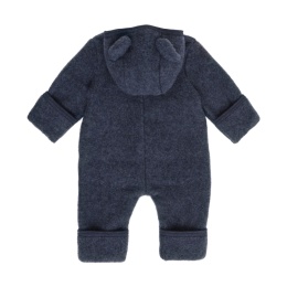 HUTTELiHUT Kombinezon wełna merino uszy | Ombre Blue Melange