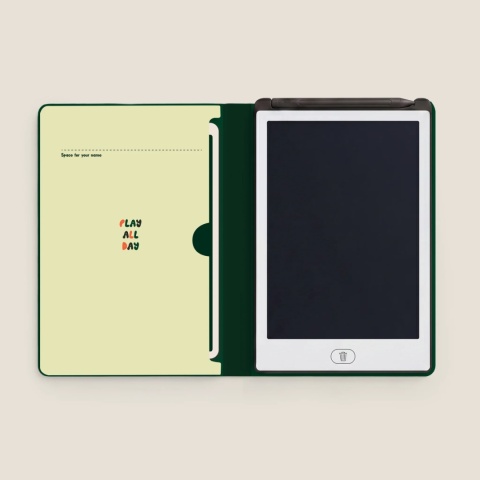 KidBook Tablet Graficzny z kartami pracy do rysowania | Little Vehicles