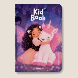 KidBook Tablet Graficzny z kartami pracy do rysowania | Magic Forest