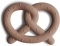 Mushie Silikonowy Gryzak Precel Pretzel | Natural