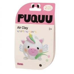 PUQUU Air Clay | Koń Jednorożec - zestaw masy plastycznej 3+