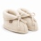 Zaffiro Buciki dziecięce Wełna premium Beige