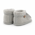 Zaffiro Buciki dziecięce Wełna premium Grey