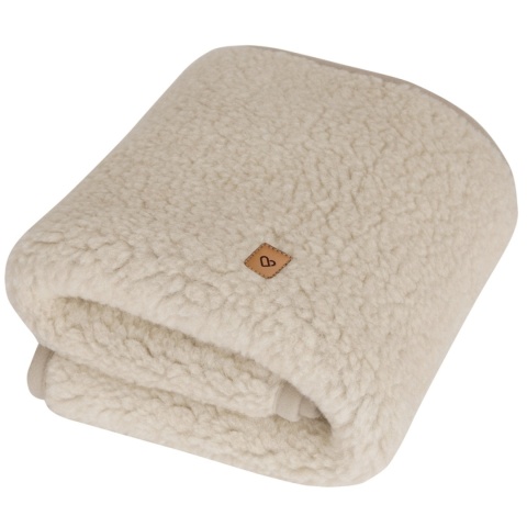 Zaffiro Blanket 100% wool - Lamb 100x150 Beige